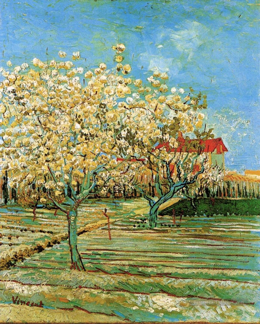 Verger en fleur 2 Vincent van Gogh Peintures à l'huile